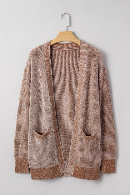 Solid Knit Open-Front Pocketed Cardigan Shop Style & More | Fresh Looks, Everyday Deals & Free Shipping