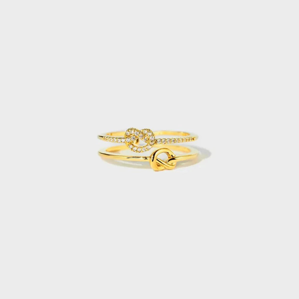 EmberBind Knot Ring Ivory Embers