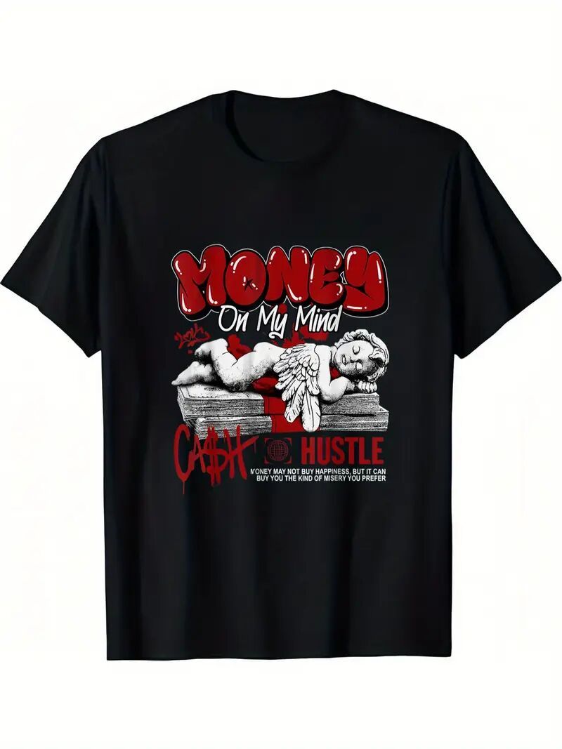 Men's Printed Short-sleeved T-shirt FitiqueFit