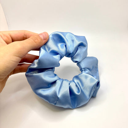 Mini Light Blue Silk Scrunchie Enchanted Scrunch