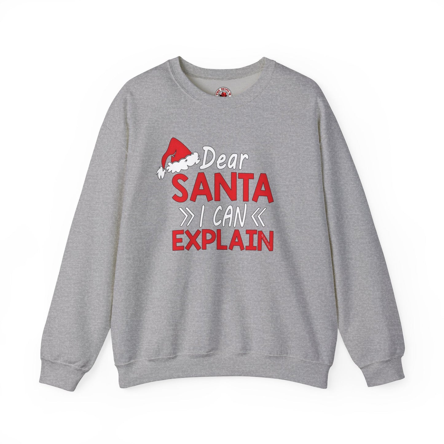 Dear Santa I Can Explain Crewneck Sweatshirt The Devil's Pickle