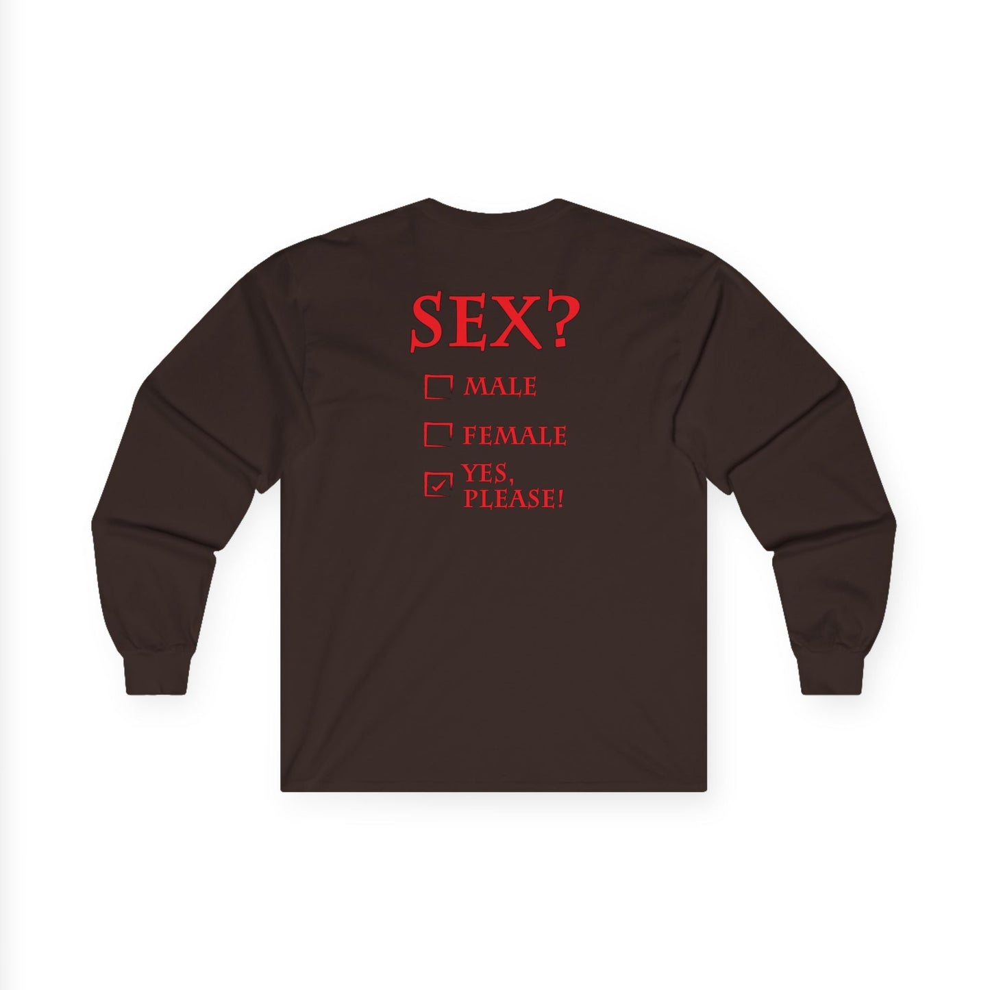 Sex? Yes, Please Long Sleeve Tee The Devil's Pickle