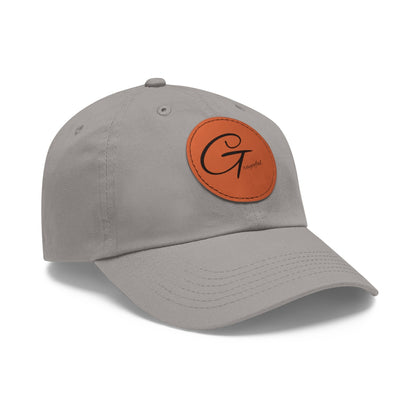 Hat with Leather Patch (Round) Grayceful LLC