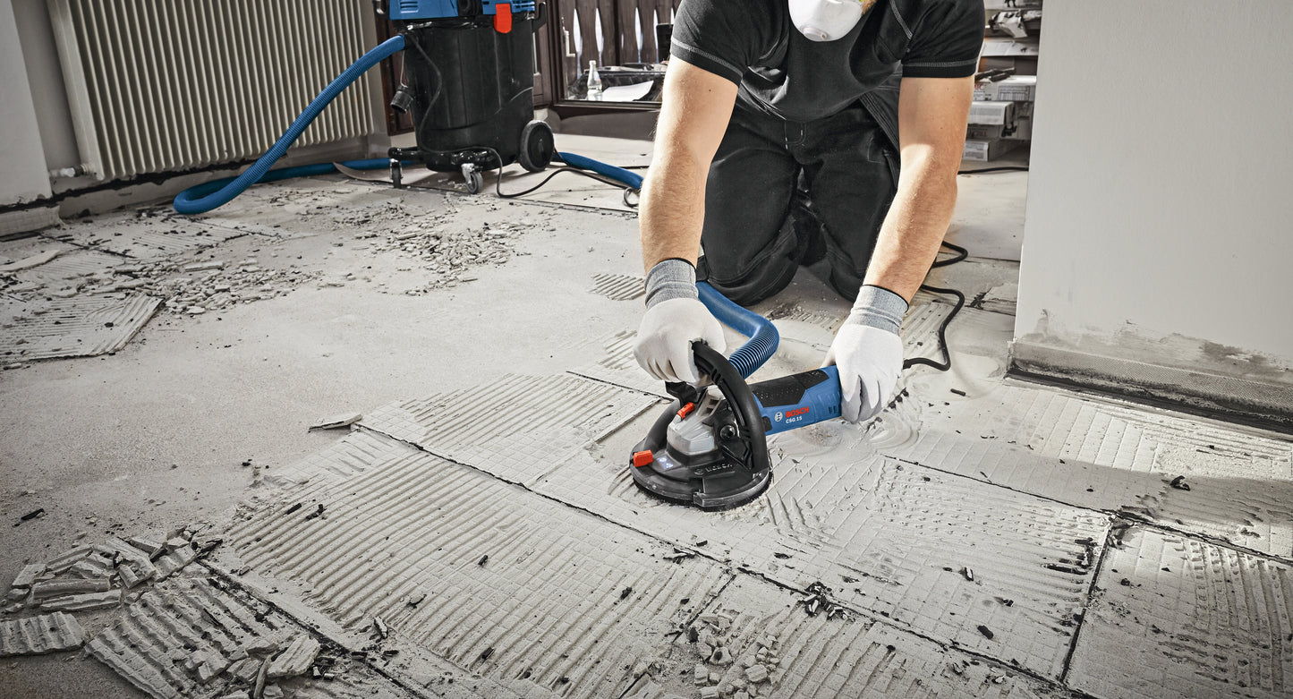 BOSCH CSG15 5 In. Concrete Surfacing Grinder with Dedicated Dust-Collection Shroud VM Hardware
