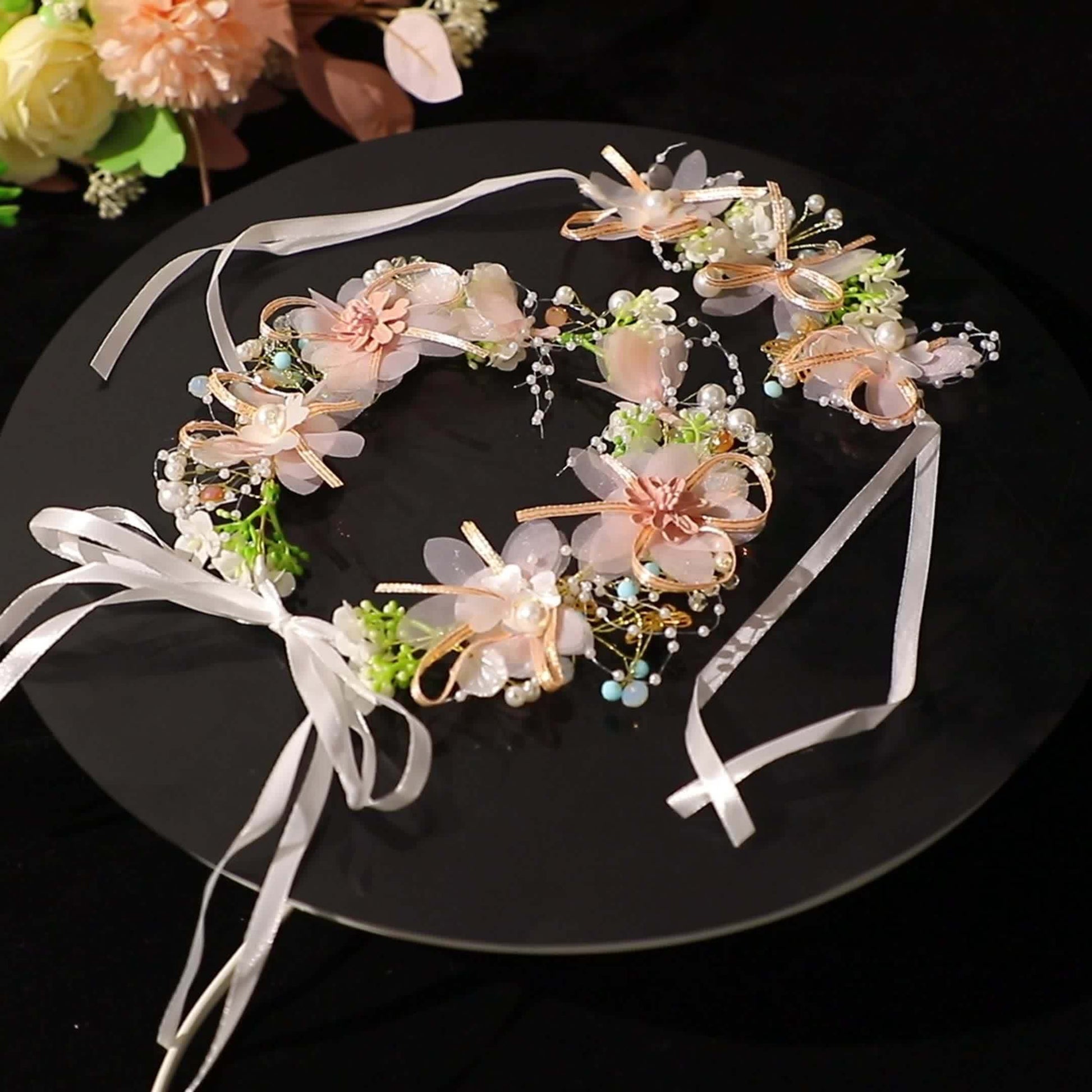 Bridal Accessories Flower Butterfly Bridal Headband Hairband Accessories Performance Headpiece NovaCart
