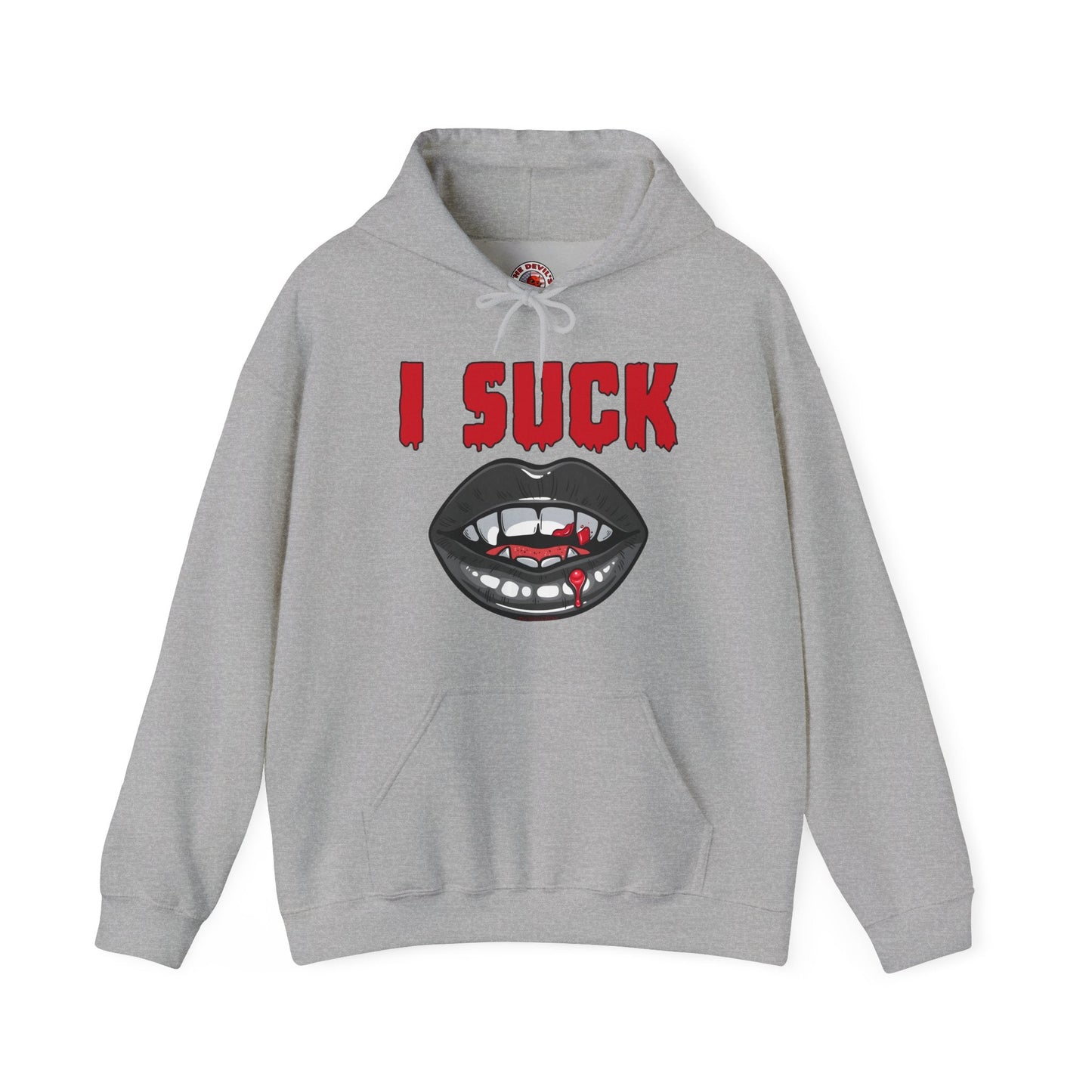 I Suck Hooded Sweatshirt The Devil's Pickle