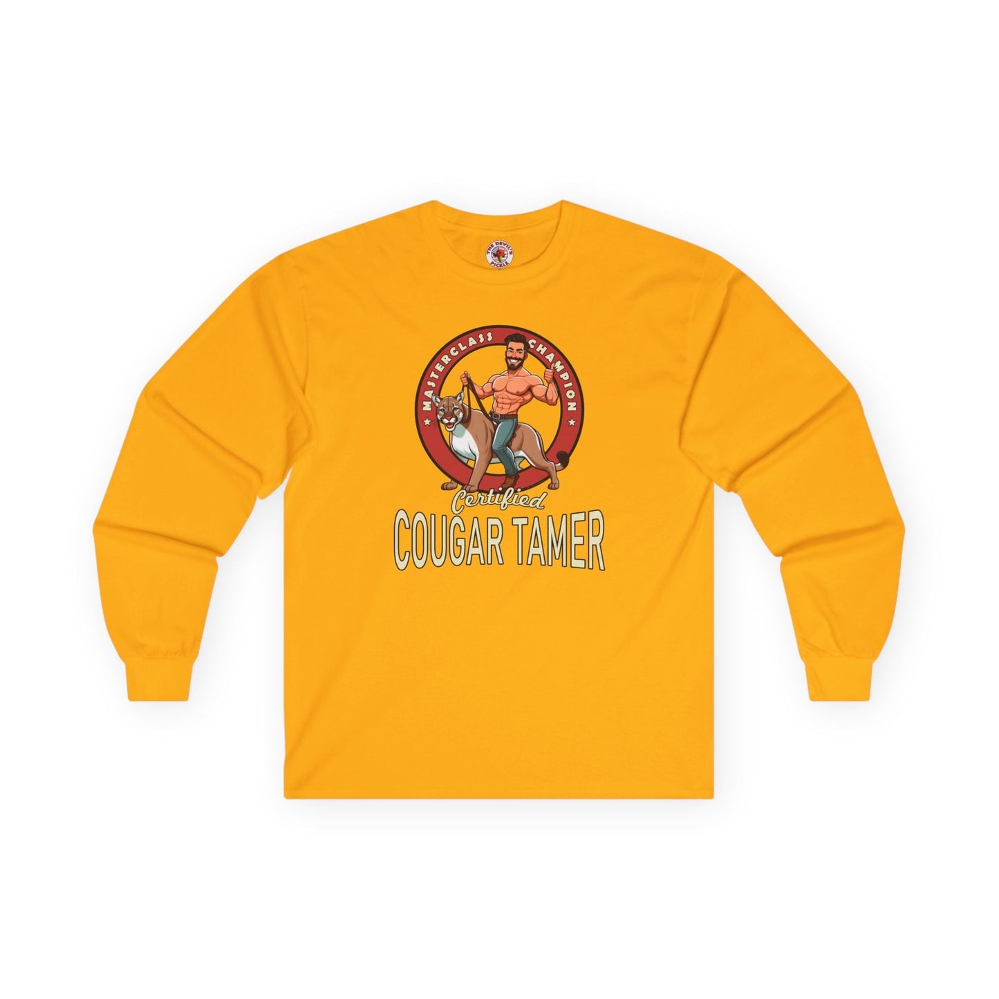 Certified Cougar Tamer Long Sleeve Tee The Devil's Pickle