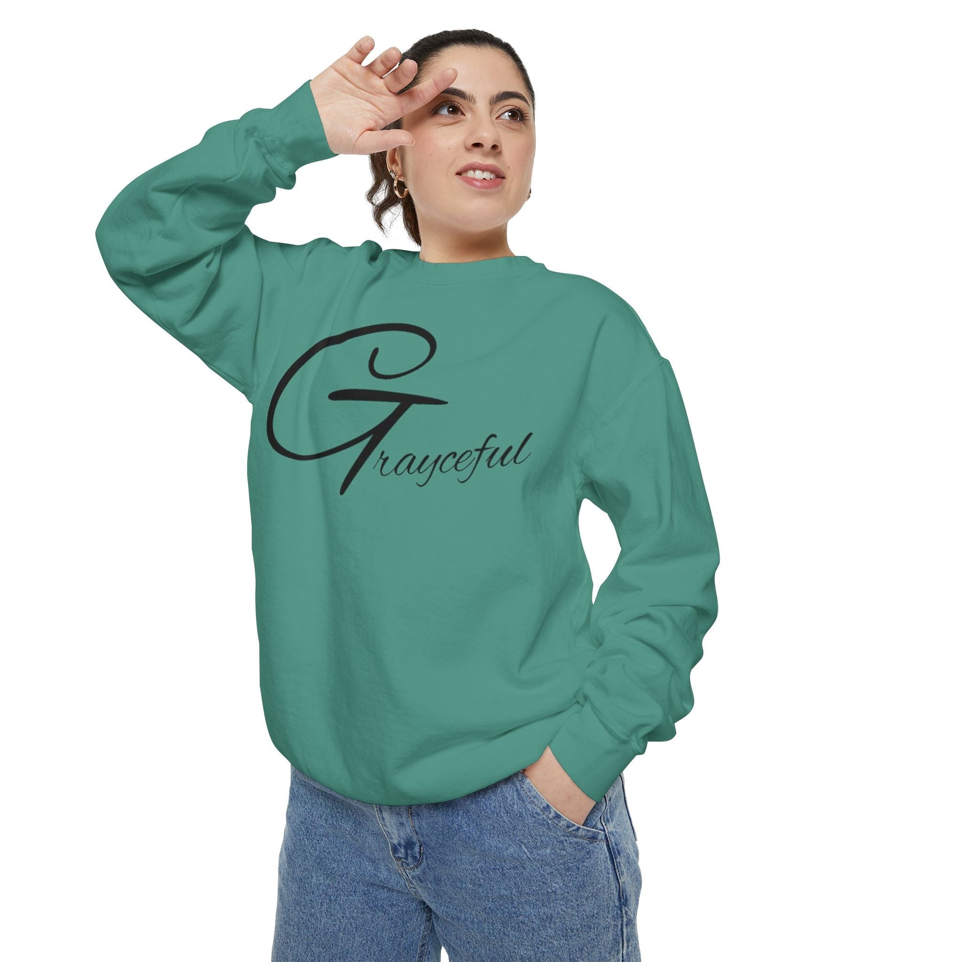 Unisex Garment-Dyed Sweatshirt Grayceful LLC