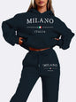Trendy Plus Size Fleece-lined Sweater Suit See size chart under “more details” The Fashion Celestial