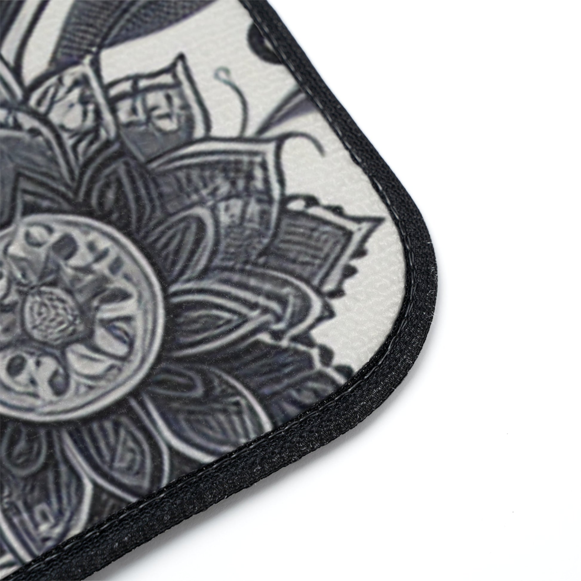 Floral Car Floor Mats, Elegant Auto Accessories, Flower Print Mats, Car Decor, Gift for Car Lovers, Home Decor Grayceful LLC