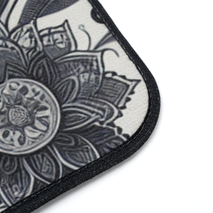 Floral Car Floor Mats, Elegant Auto Accessories, Flower Print Mats, Car Decor, Gift for Car Lovers, Home Decor Grayceful LLC