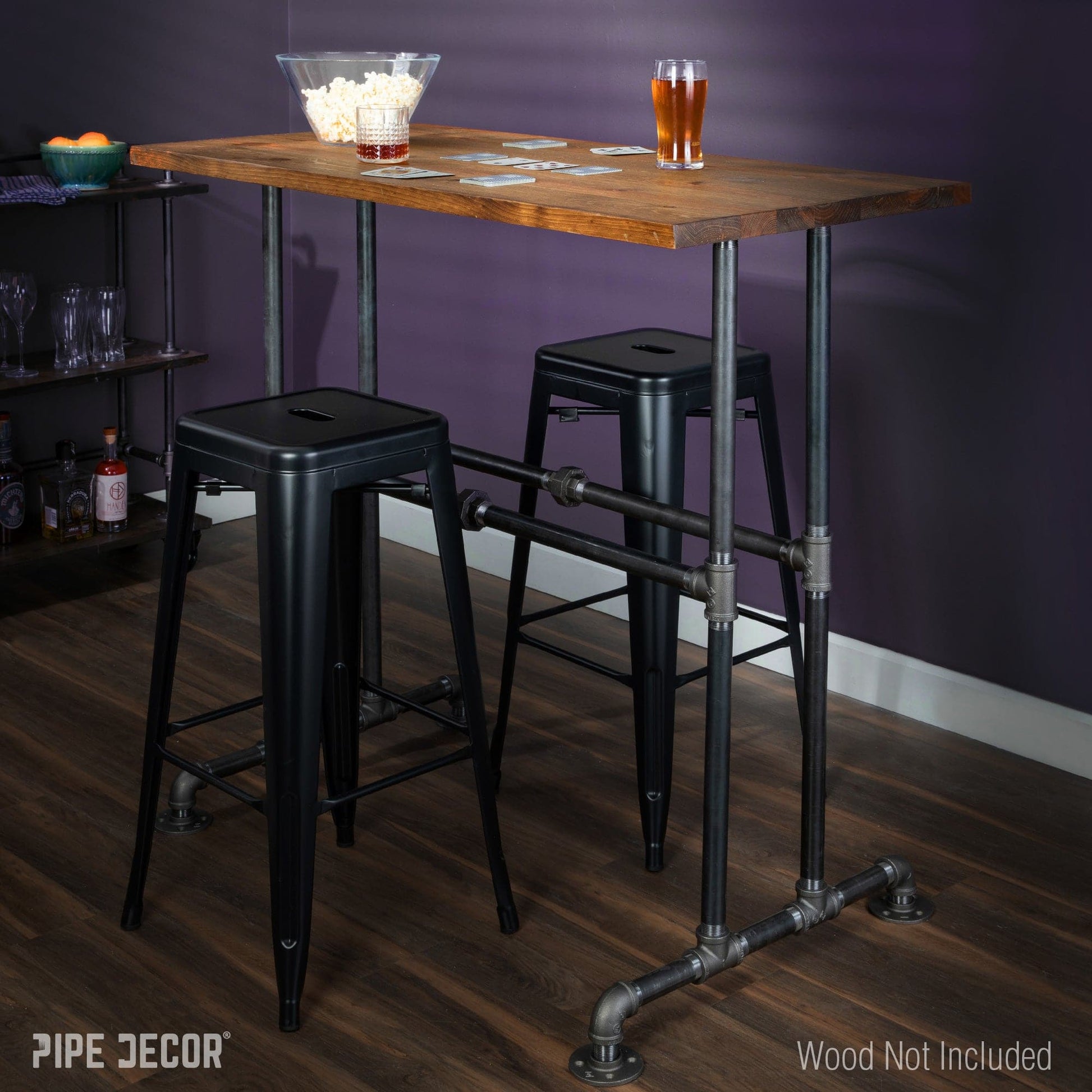 Bridge Bar Height Pipe Table Legs PIPE DECOR