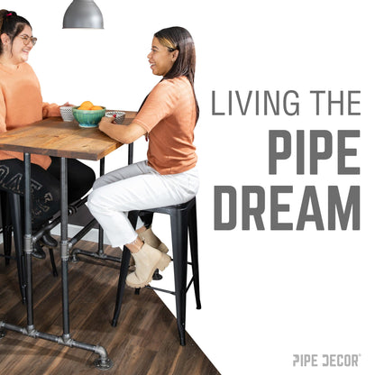 Bridge Bar Height Pipe Table Legs PIPE DECOR