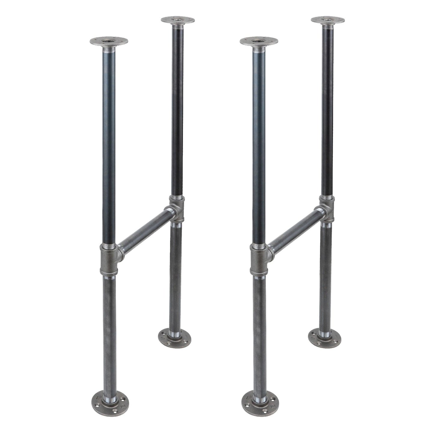 H-Leg Bar Height Pipe Table Legs (Set of 2) PIPE DECOR