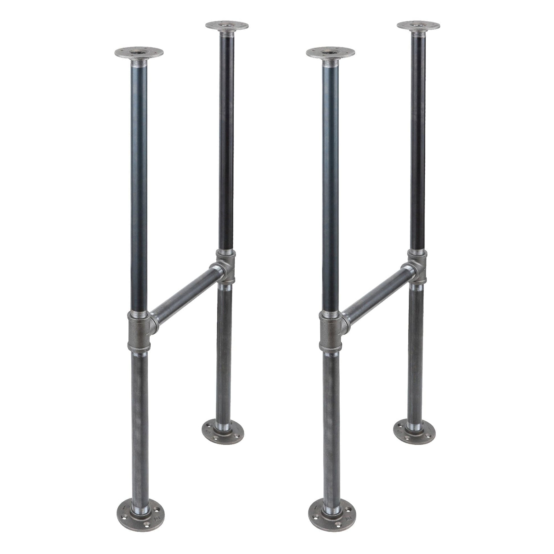 H-Leg Bar Height Pipe Table Legs (Set of 2) PIPE DECOR