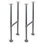 H-Leg Bar Height Pipe Table Legs (Set of 2) PIPE DECOR