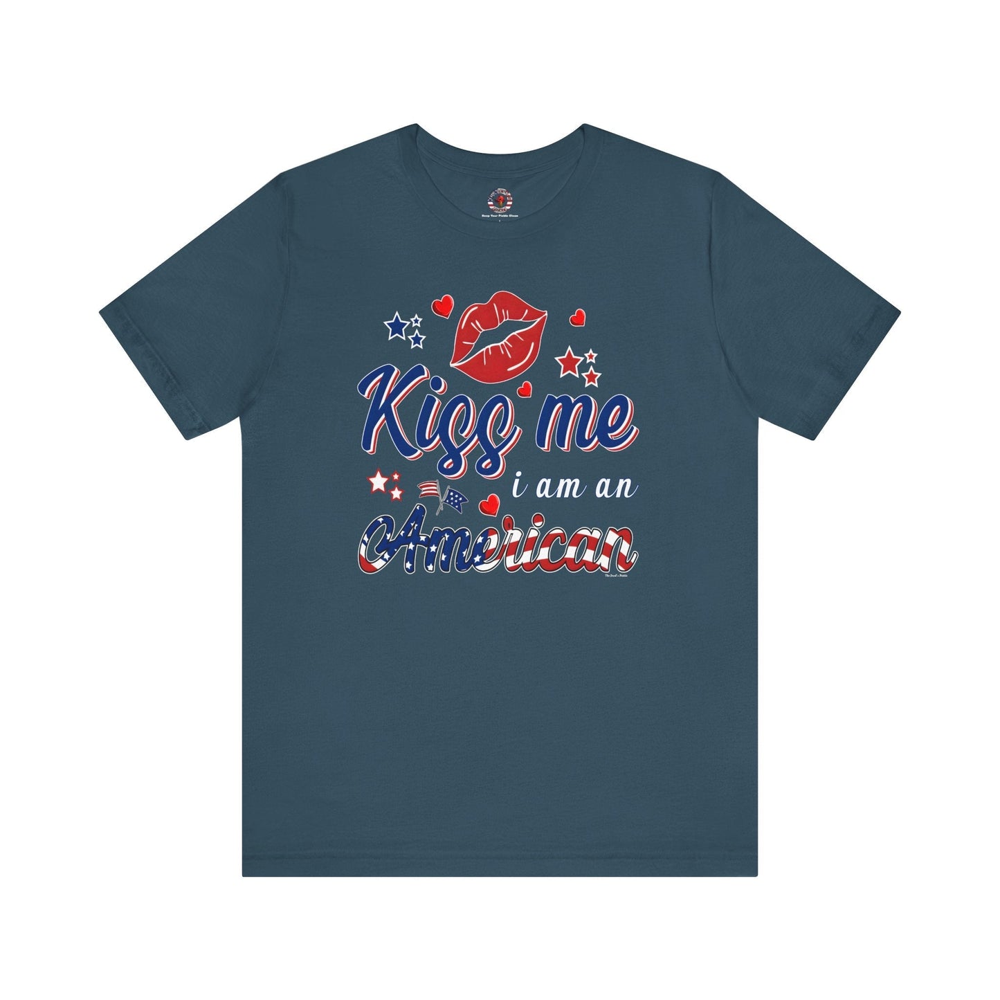 Kiss Me I Am An American T-Shirt The Devil's Pickle