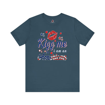 Kiss Me I Am An American T-Shirt The Devil's Pickle