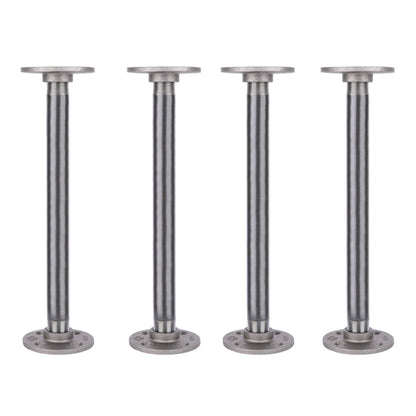 ¾ in. x 12 in. Round Flange Pipe Table Legs - 4 Pack PIPE DECOR