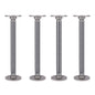¾ in. x 12 in. Round Flange Pipe Table Legs - 4 Pack PIPE DECOR