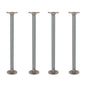 ¾ in. x 18 in. Round Flange Pipe Table Legs - 4 Pack PIPE DECOR