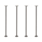 ¾ in. x 30 in. Round Flange Pipe Table Legs - 4 Pack PIPE DECOR