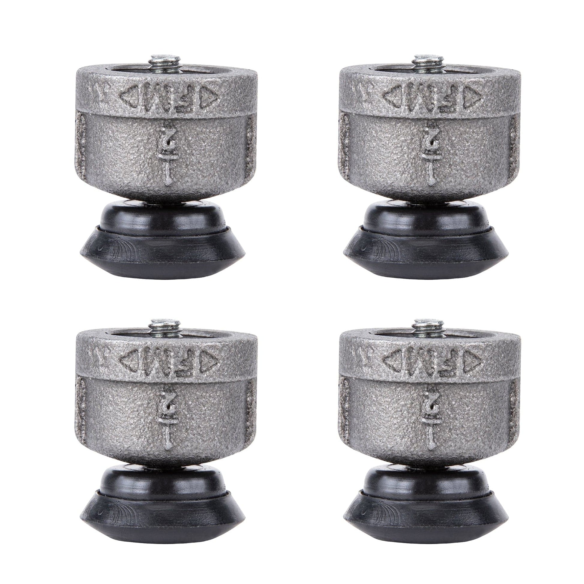 Furniture Leg Levelers for ½” Pipe Legs (4 Pack) PIPE DECOR