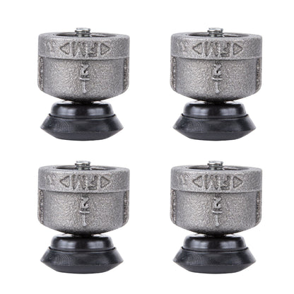 Furniture Leg Levelers for ½” Pipe Legs (4 Pack) PIPE DECOR