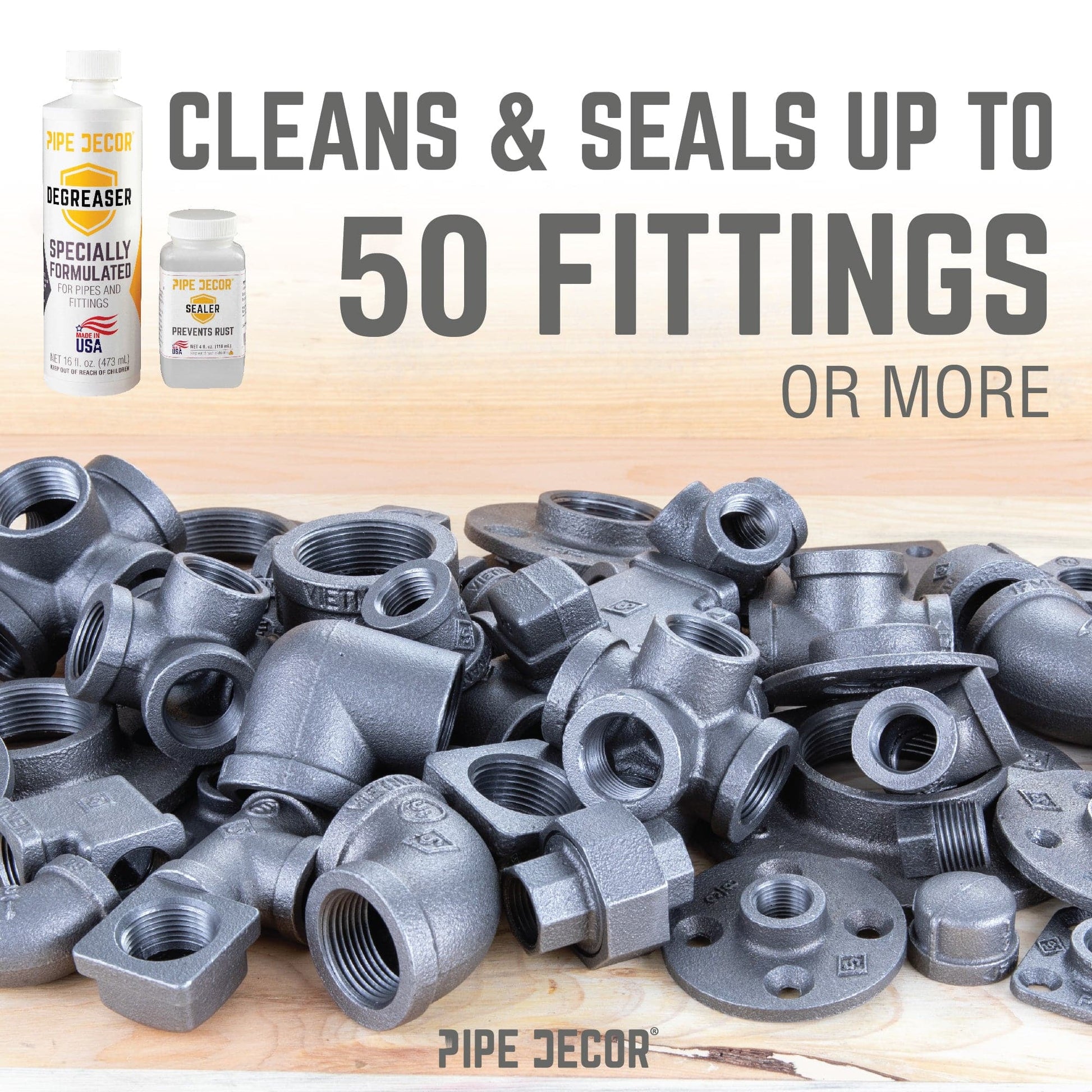 PIPE DECOR Complete Clean and Seal Kit PIPE DECOR