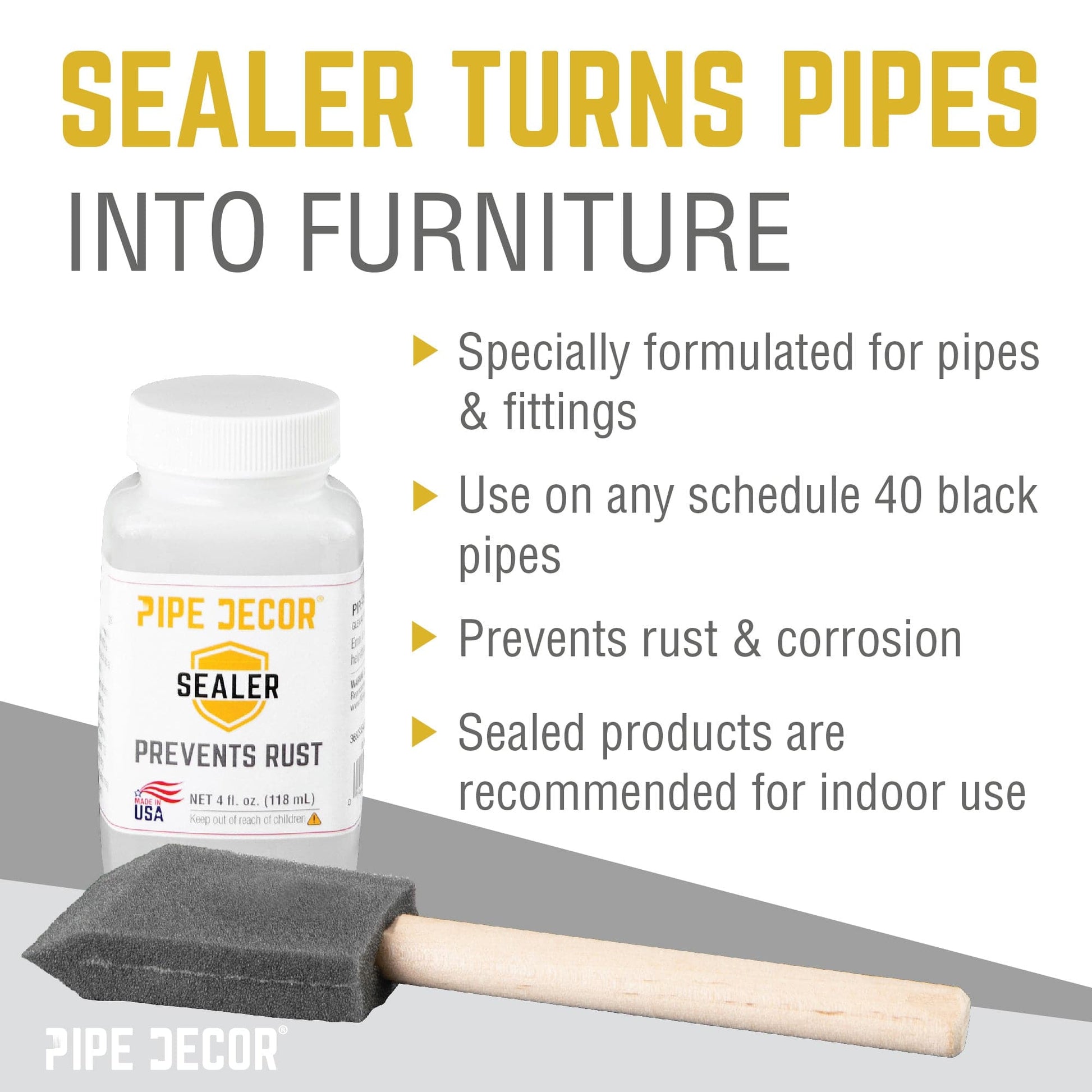 PIPE DECOR Complete Clean and Seal Kit PIPE DECOR