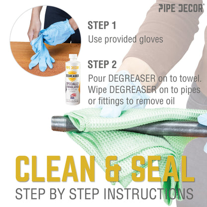 PIPE DECOR Complete Clean and Seal Kit PIPE DECOR