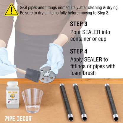 PIPE DECOR Complete Clean and Seal Kit PIPE DECOR