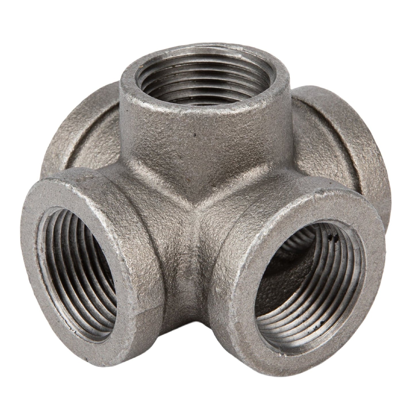 1 in. Black 5-Way Fitting PIPE DECOR