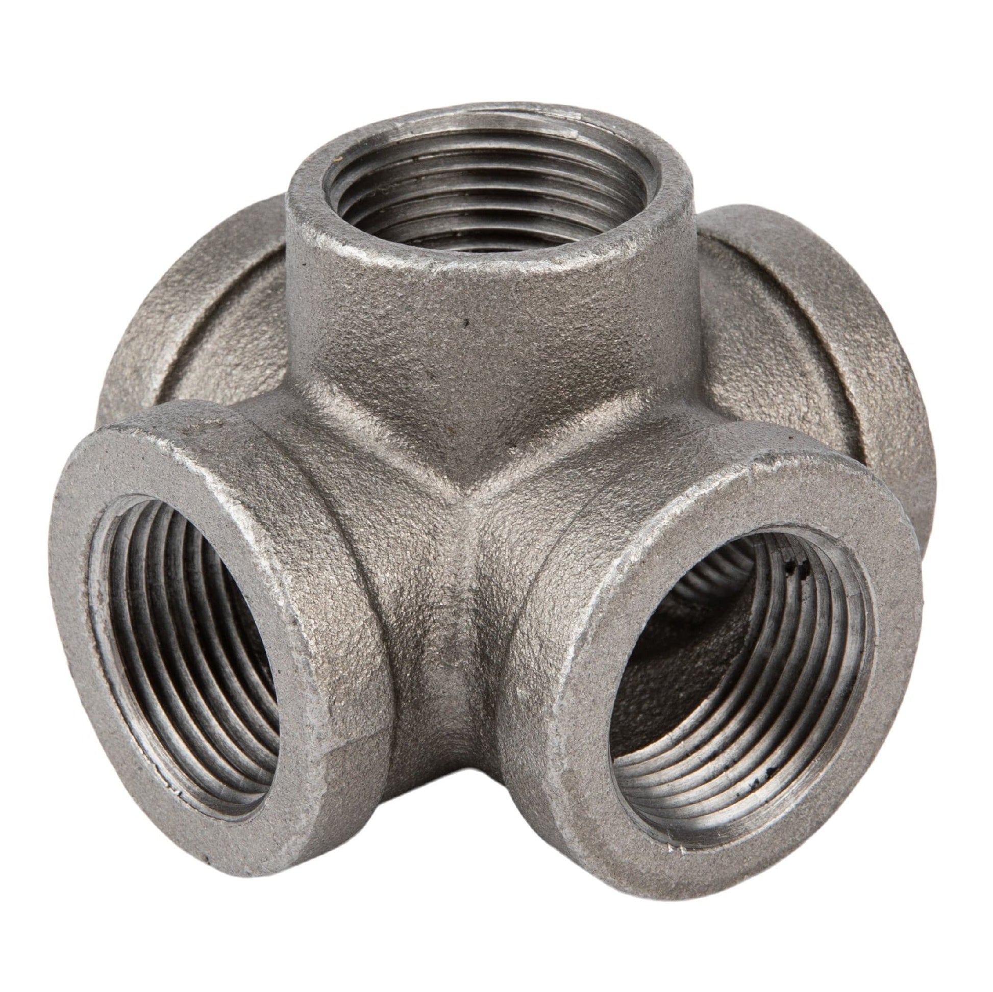 1 in. Black 5-Way Fitting PIPE DECOR