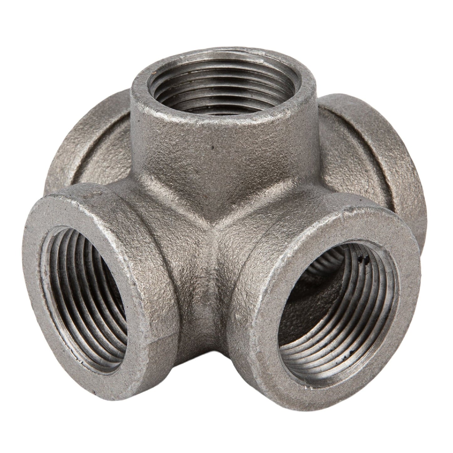 3/4 in. Black 5-Way Fitting PIPE DECOR