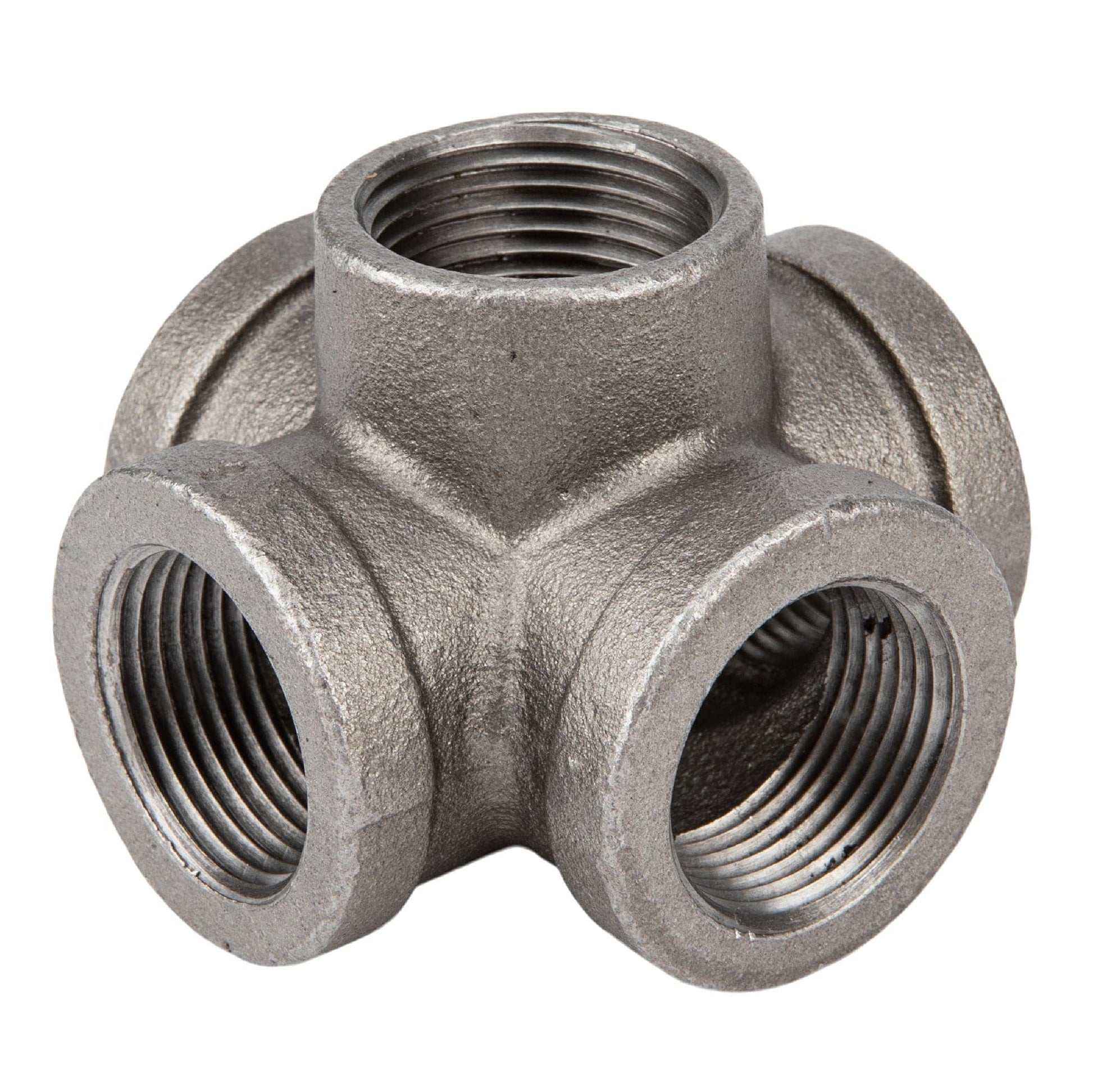3/4 in. Black 5-Way Fitting PIPE DECOR