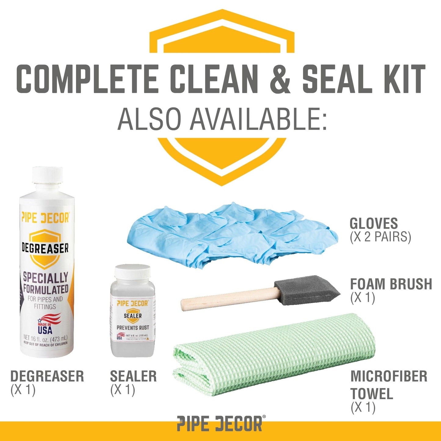PIPE DECOR 16 oz. Degreaser PIPE DECOR