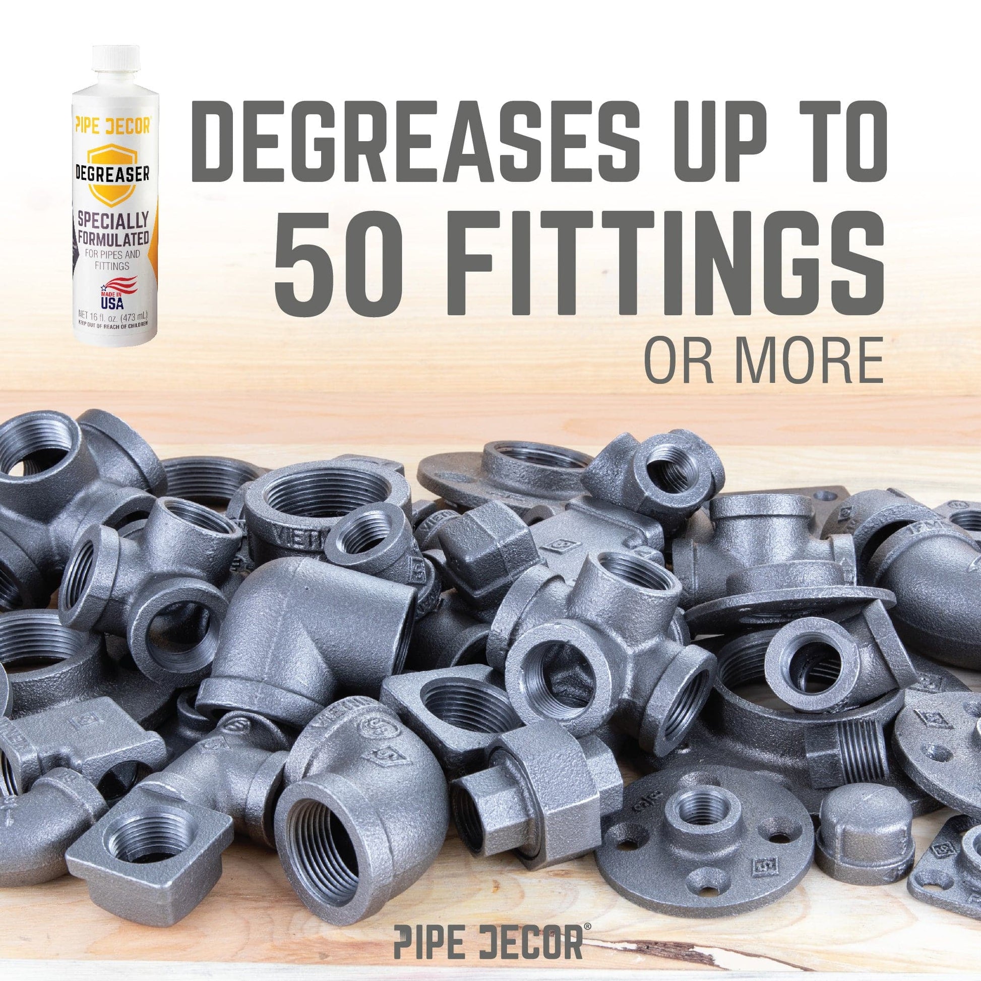 PIPE DECOR 16 oz. Degreaser PIPE DECOR