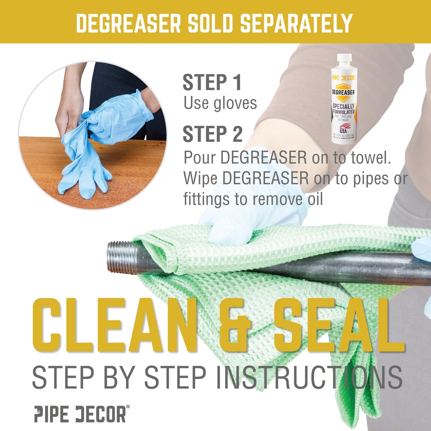 PIPE DECOR 4 oz. Sealer PIPE DECOR