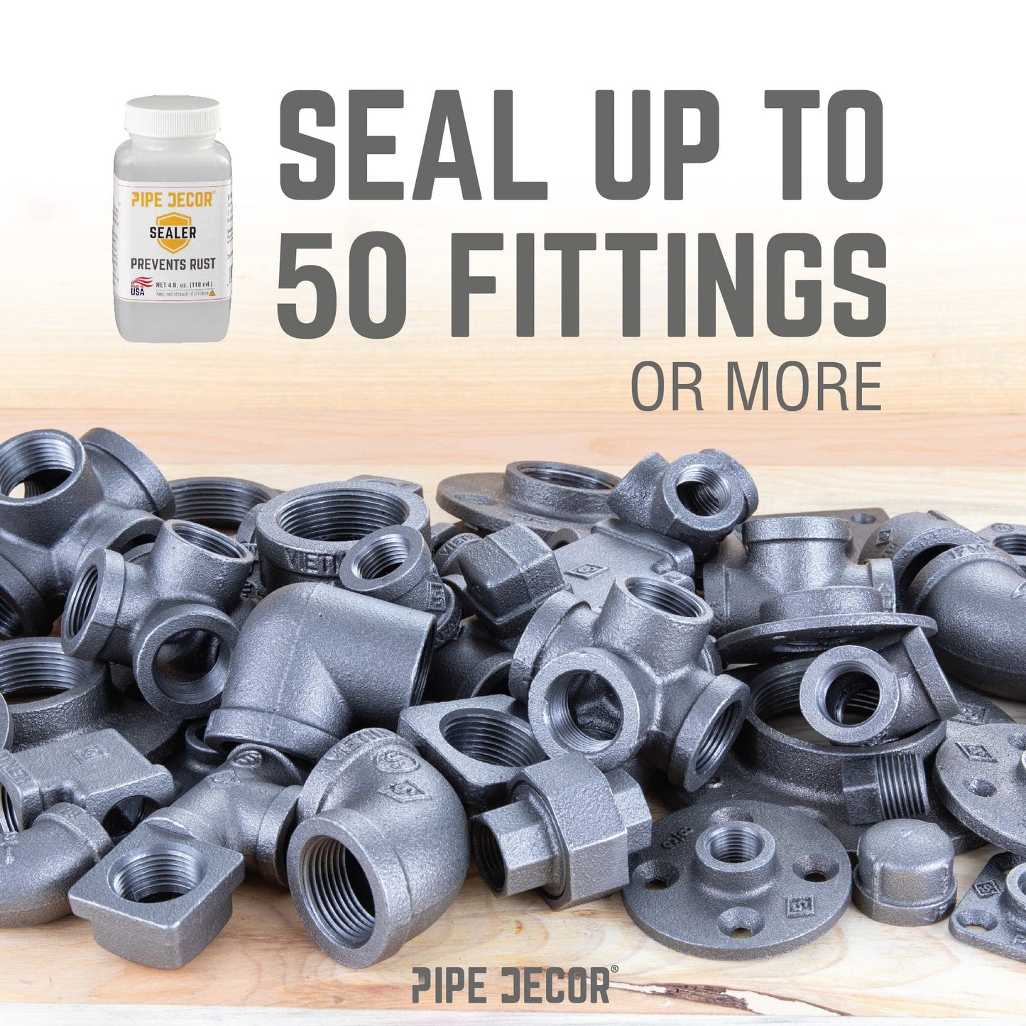 PIPE DECOR 4 oz. Sealer PIPE DECOR