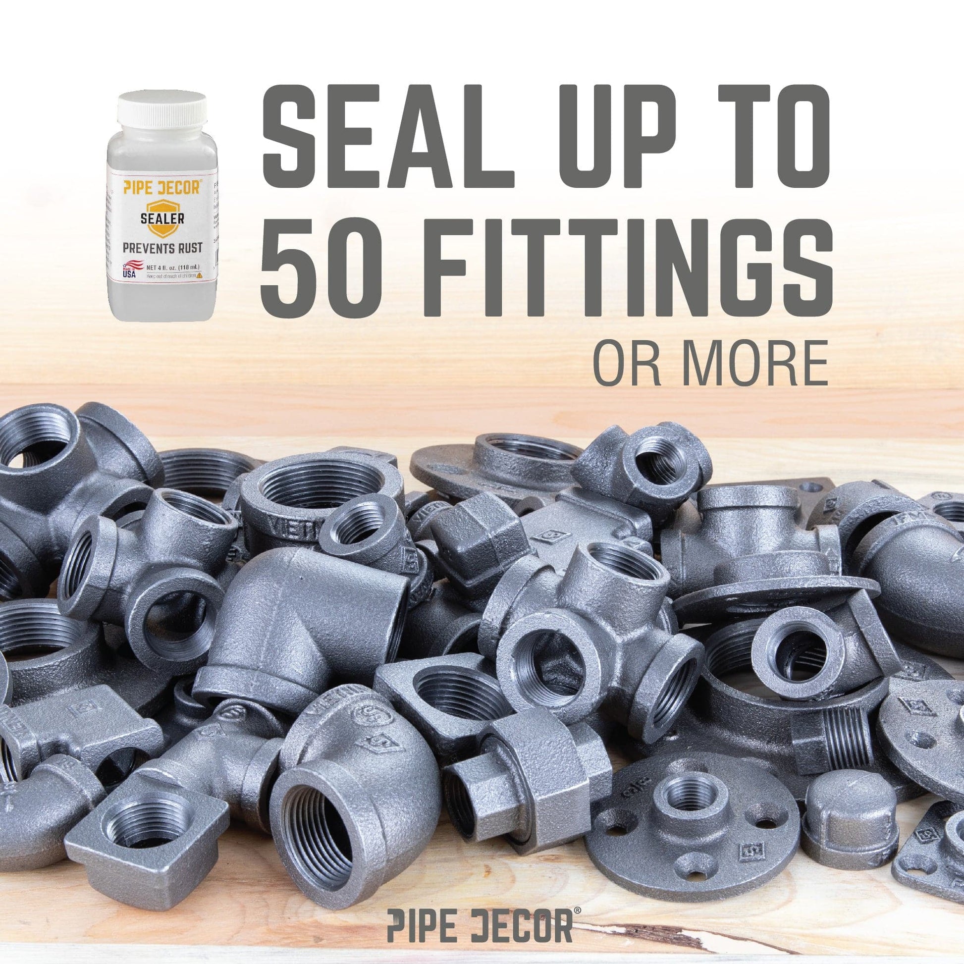 PIPE DECOR 4 oz. Sealer PIPE DECOR