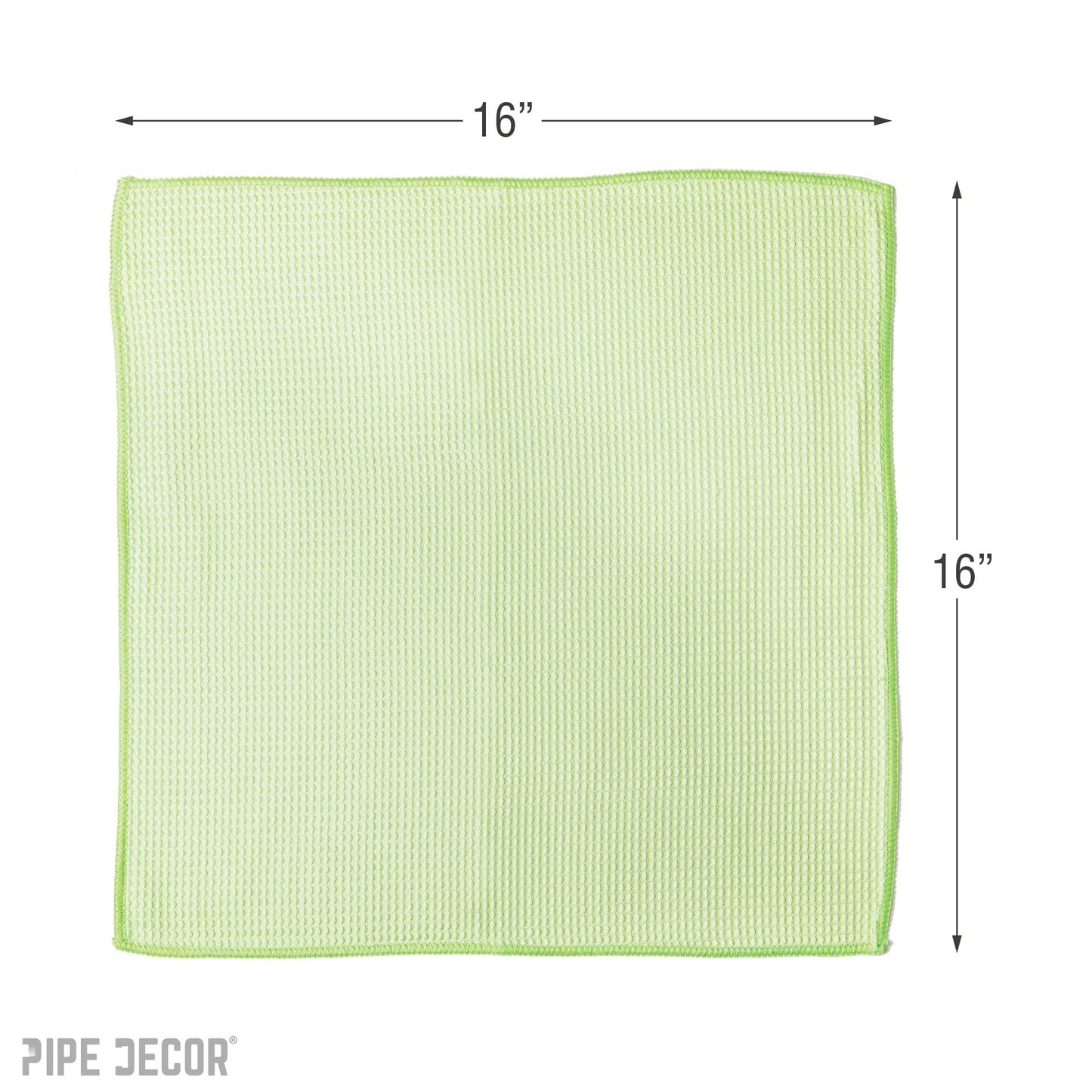 Microfiber Cleaning Cloth, Multi-purpose Lint-Free Towels, 12-Pack PIPE DECOR