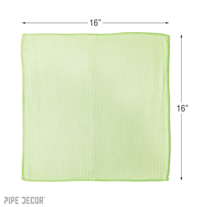Microfiber Cleaning Cloth, Multi-purpose Lint-Free Towels, 4-Pack PIPE DECOR