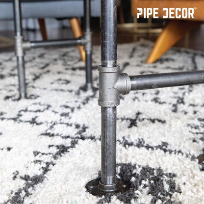 3/4 in. H Round Flange Pipe Kit for Coffee Table/Bench Legs PIPE DECOR