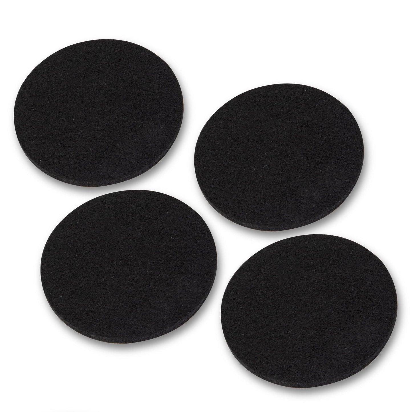 Heavy Duty Round Felt Pad for 1 in. Pipe Floor Flange, 3.5 in. Diameter (4-Pack) PIPE DECOR