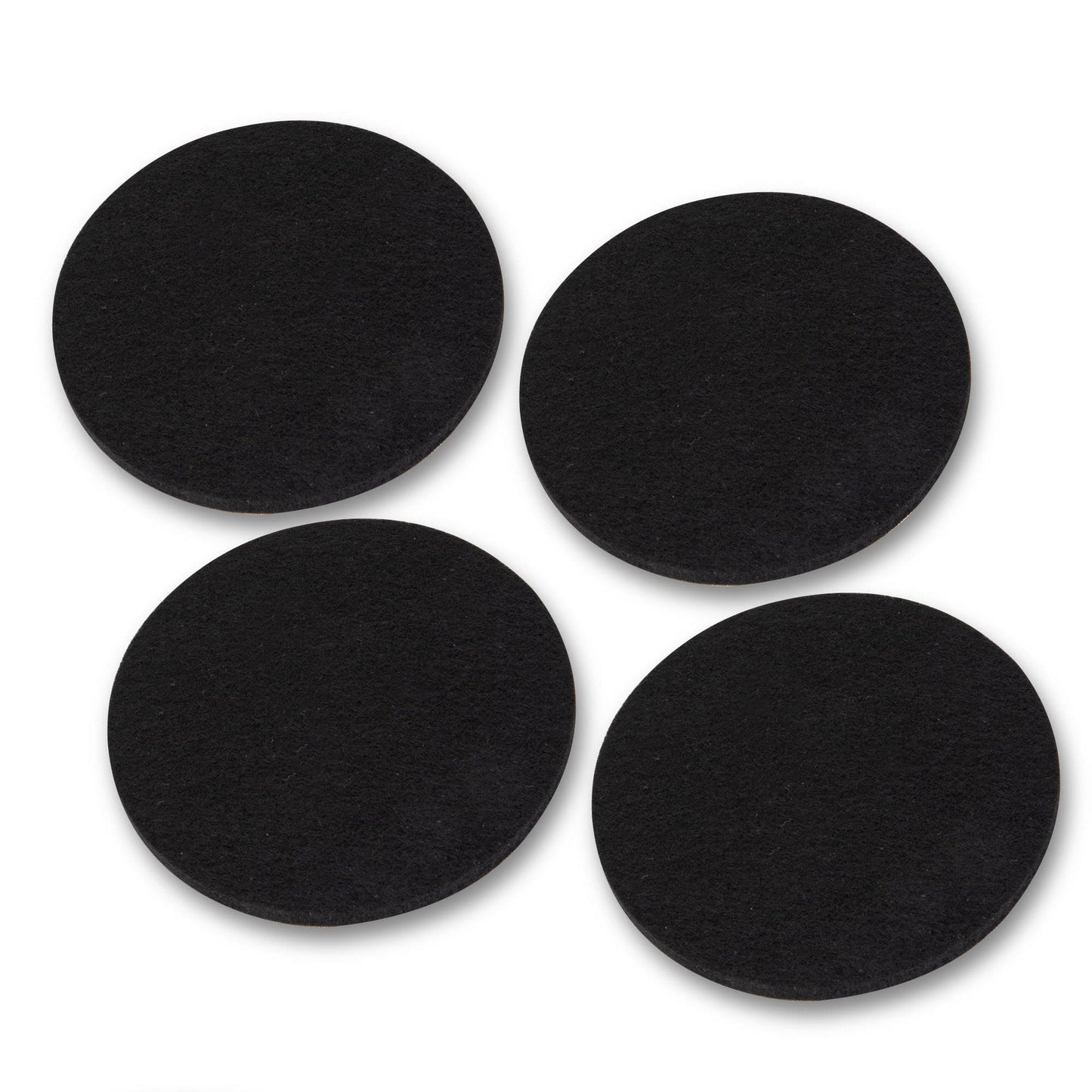 Heavy Duty Round Felt Pad for 1/2 in. Pipe Floor Flange, 2.75 in. Diameter (4-Pack) PIPE DECOR