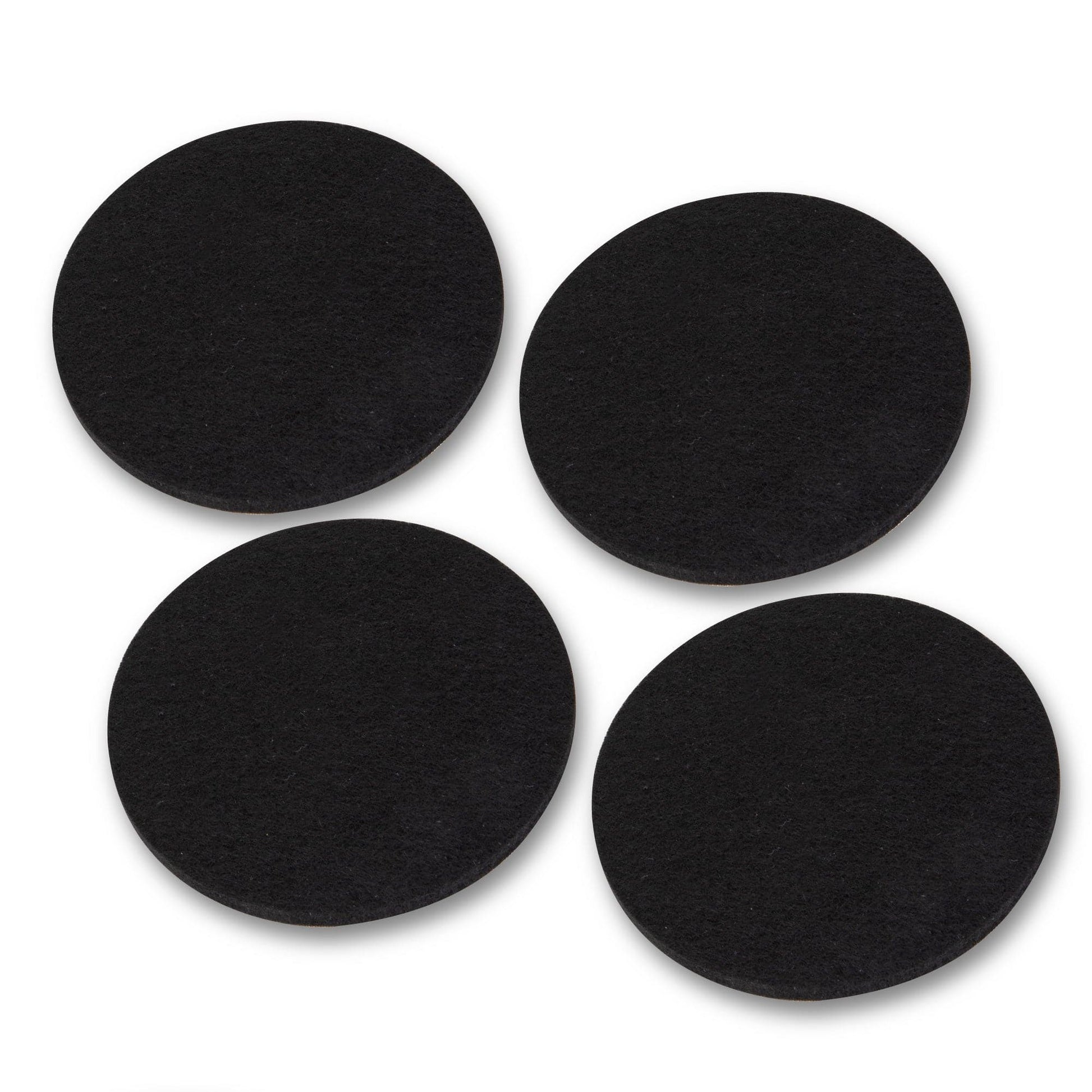 Heavy Duty Round Felt Pad for 1/2 in. Pipe Floor Flange, 2.75 in. Diameter (4-Pack) PIPE DECOR
