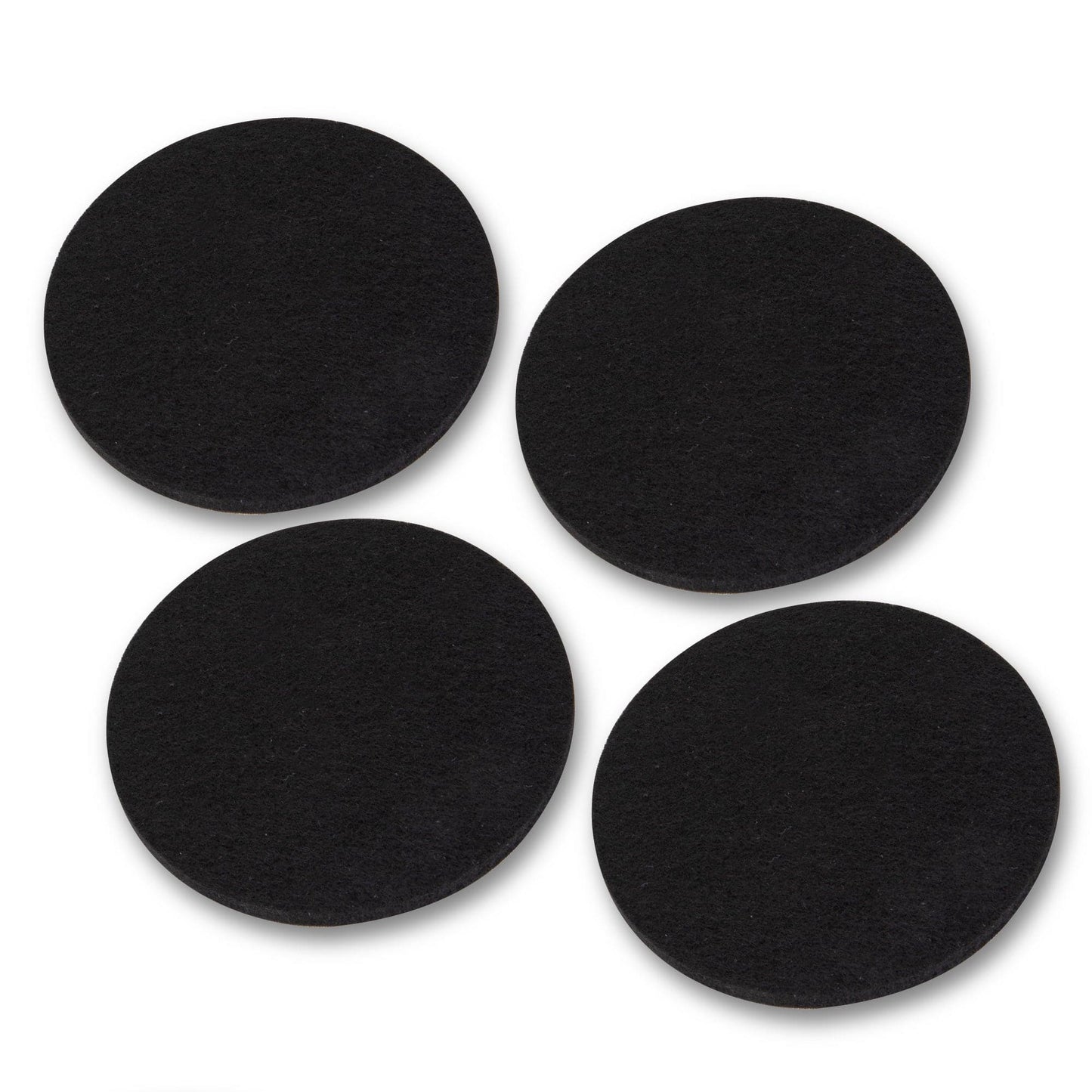 Heavy Duty Round Felt Pad for 3/4 in. Pipe Floor Flange, 3 in. Diameter (4-Pack) PIPE DECOR