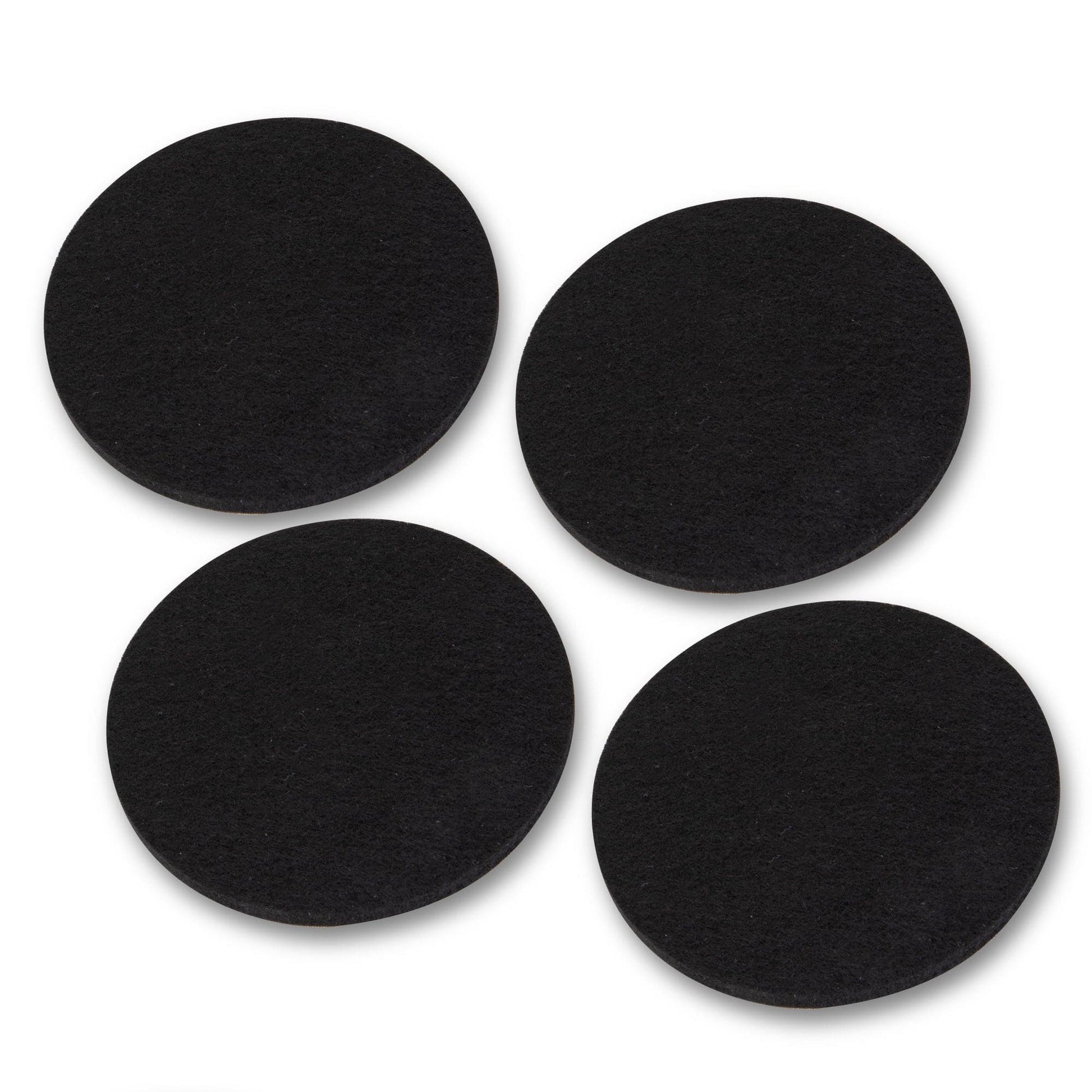 Heavy Duty Round Felt Pad for 3/4 in. Pipe Floor Flange, 3 in. Diameter (4-Pack) PIPE DECOR