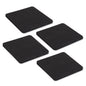 Heavy Duty Square Felt Pad for 1 in. Pipe Floor Flange, 3.5 in. x 3.5 in. (4-Pack) PIPE DECOR